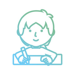 Obraz premium cartoon man icon