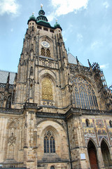 Fototapeta na wymiar The St. Vitus Cathedral in Prague