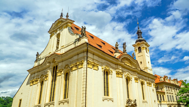 Church of St. Simon and St. Jude in the Jewish quarter of Prague, Czech Republic.
