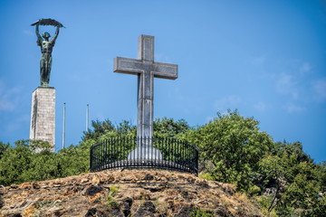 Budapest, Gellértberg mit Freiheitsstatue