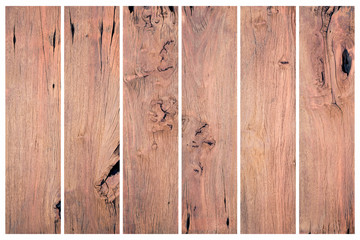 old wood planks texture isolated on white