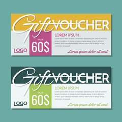 Gift Voucher Vector background for banner