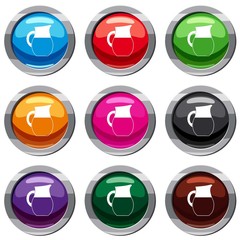 Pitcher of milk set 9 collection