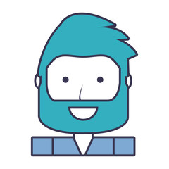 Cartoon man icon