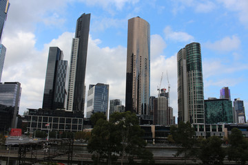 Fototapeta premium Melbourne- Skyline