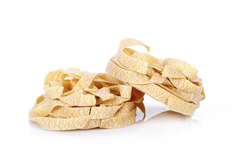 italian pasta isolated on white background