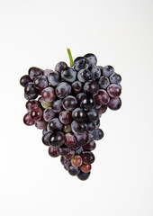 Isolated bunch of grapes