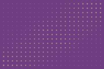 Halftone dotted background. Pop art style. Pattern with small circles, dots  Purple, pink color. Vector illustration