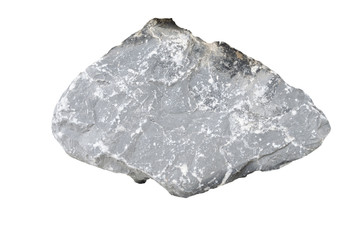 Big granite rock stone, isolated on white background.rock stone isolated on white background.