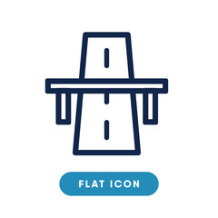 Highway vector icon, road symbol. Modern, simple flat vector illustration for web site or mobile app