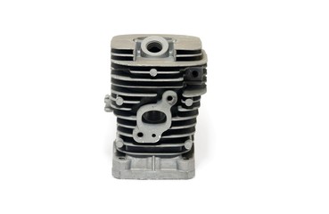 cooler radiator piston cylinder motorcycle and bezpola, new, isolated on white background