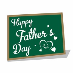 Happy fathers day, design Illustration