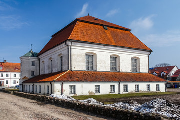 Fototapeta na wymiar Synagogue in Tykocin town, Podlasie, Poland