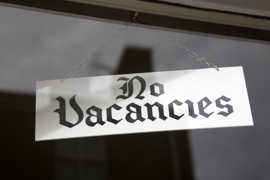 No Vacancies Sign