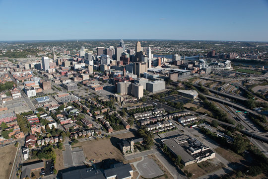 Cincinnati Ohio Aerial View