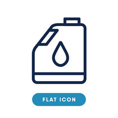 Oil vector icon, petroleum symbol. Modern, simple flat vector illustration for web site or mobile app