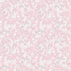Fototapeta na wymiar vintage floral seamless pattern