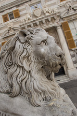 Il leone di San Lorenzo a Genova