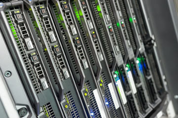 Network servers in data room Domestic Room