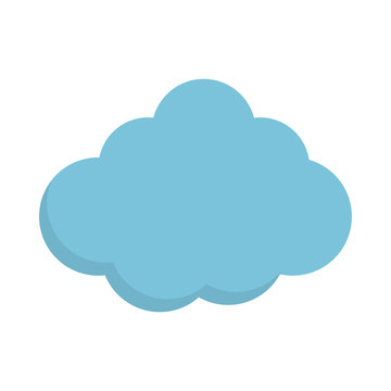 blue cloud icon