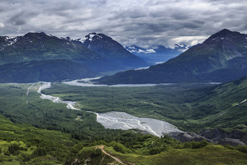 Fototapeta na wymiar Exit glacier, Alaska, USA