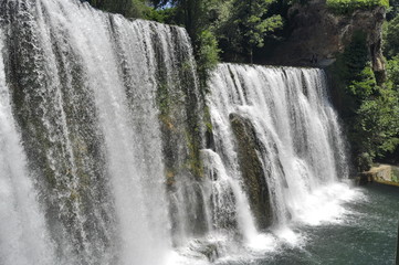 Waterfall in Jajce, Bosnia and Hezegovina