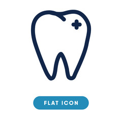 Dentist vector icon, surgery smiling symbol. Modern, simple flat vector illustration for web site or mobile app
