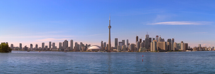 Obraz premium Toronto skyline, view from Toronto island