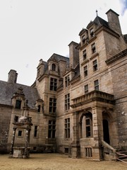 Fototapeta na wymiar Château de Kerjean, Saint-Vougay, Finistère 