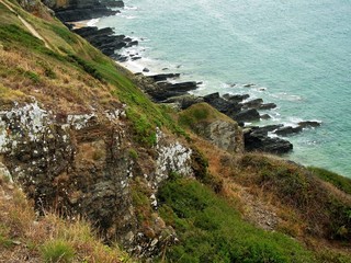 felsige K&uuml;ste in der Normandie