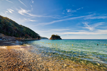 Fototapeta premium rocks on seaside