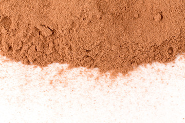cocoa powder isolated