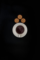 cup of tea and cookies