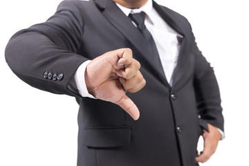 Businessman In Suit unlike hand
