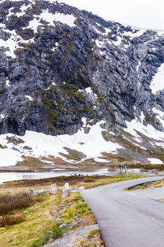 Road to Dalsnibba mountain, Norway