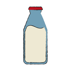 milk bottle icon image vector illustration design