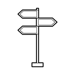 traffic signal arrows guide direction icon