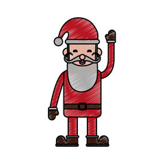 santa claus christmas related icon image vector illustration design