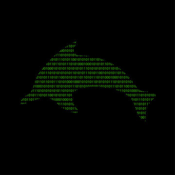 Hacker - 101011010 Icon - Delfin