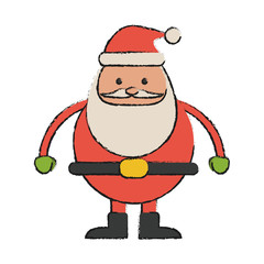santa claus christmas related icon image vector illustration design