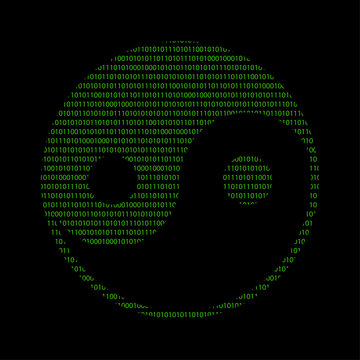Hacker - 101011010 Icon - Yin-yang