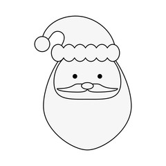 santa claus christmas related icon image vector illustration design
