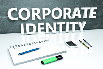 Corporate Identity text concept