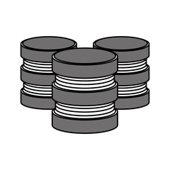 databases data center icon image vector illustration design