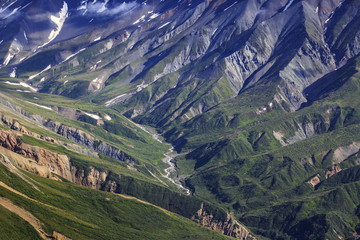 Naklejka premium Kaskawulsh Glacier in Kluane National Park, Yukon, Canada