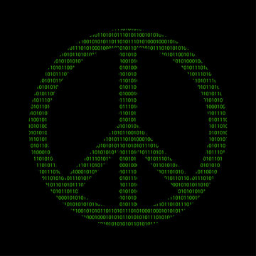 Hacker - 101011010 Icon - Peace Symbol