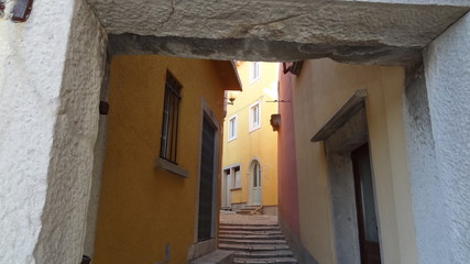 Croatie Labin Istrie ruelle déambuler