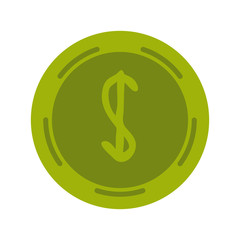 coins money icon image vector illustration design 