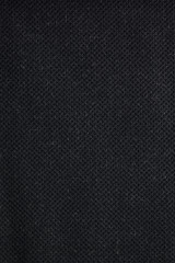 Black Woven Linted Textile Fabric Swatch