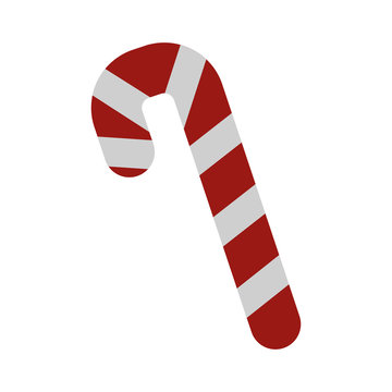 candy cane christmas related icon image vector illustration design 